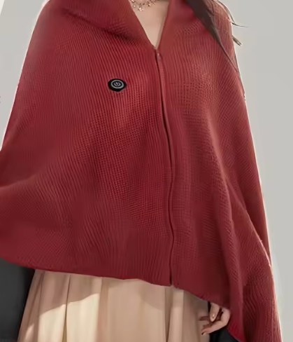 HuxWarm™ Wearable Heated Shawl Blanket — USB Powered