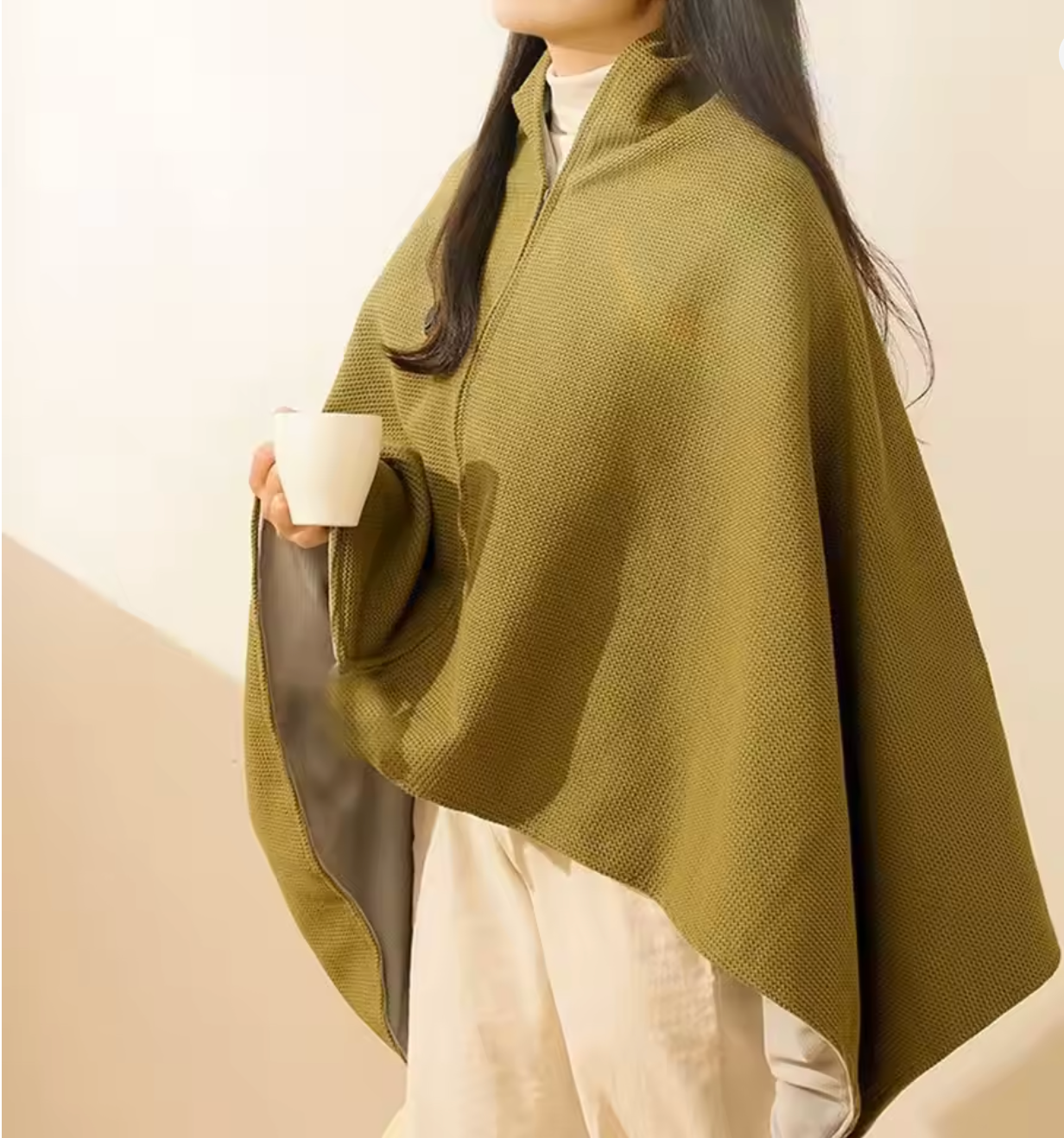 HuxWarm™ Wearable Heated Shawl Blanket — USB Powered